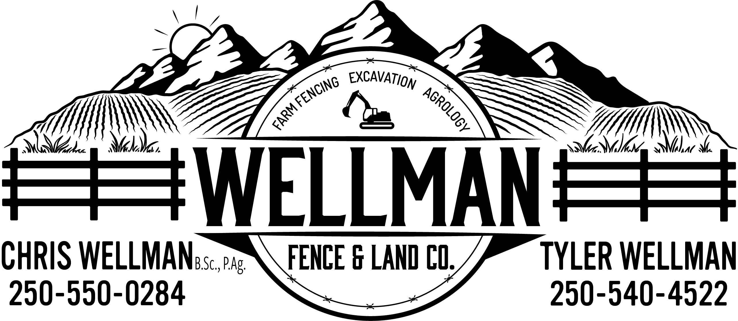 Wellaman Fence & Land Co - Logo